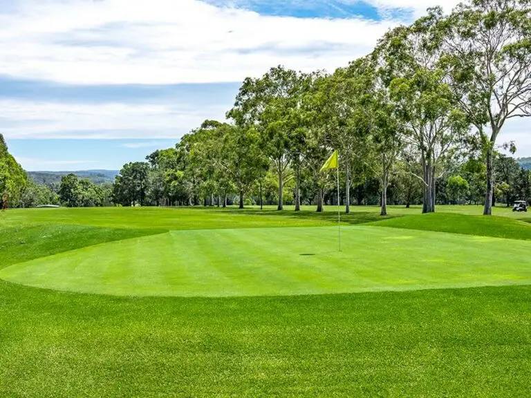 Golf Course Freshly Mowed