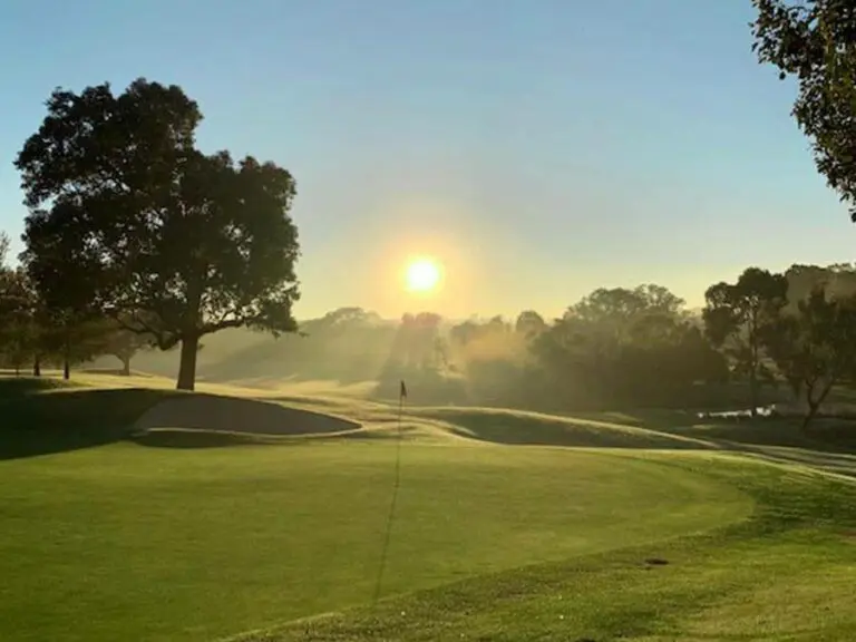 Golf Course at sunrise