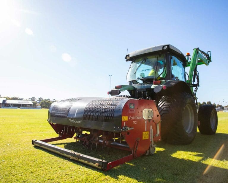 Sports turf renovation Is your drainage letting the team down?